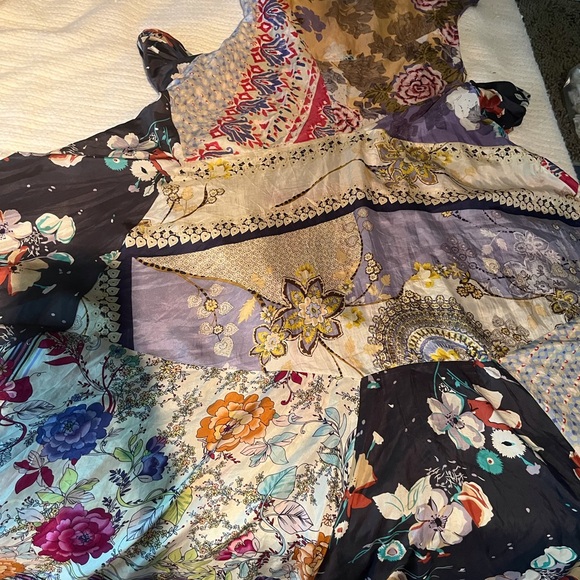 Johnny Was Georgette silk maxi dress - Picture 6 of 10